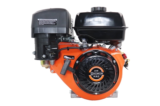 Двигатель HEMEN 9,0 л.с. 177F (270 см3) вал 25 мм (56432)