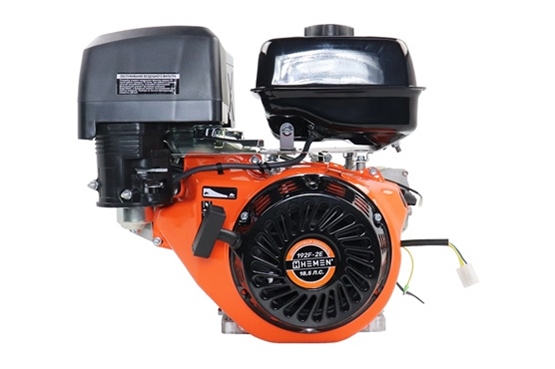 Двигатель HEMEN 18,5 л.с. с катушкой 15А180Вт 192F-2E (458 см3) электростартер, вал 25 мм (56442)