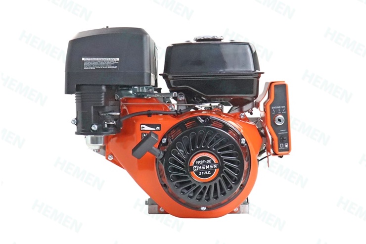 Двигатель Hemen 21,0 л.с. 192F-3E (458 см3) электростартер, вал 25 мм (66714)